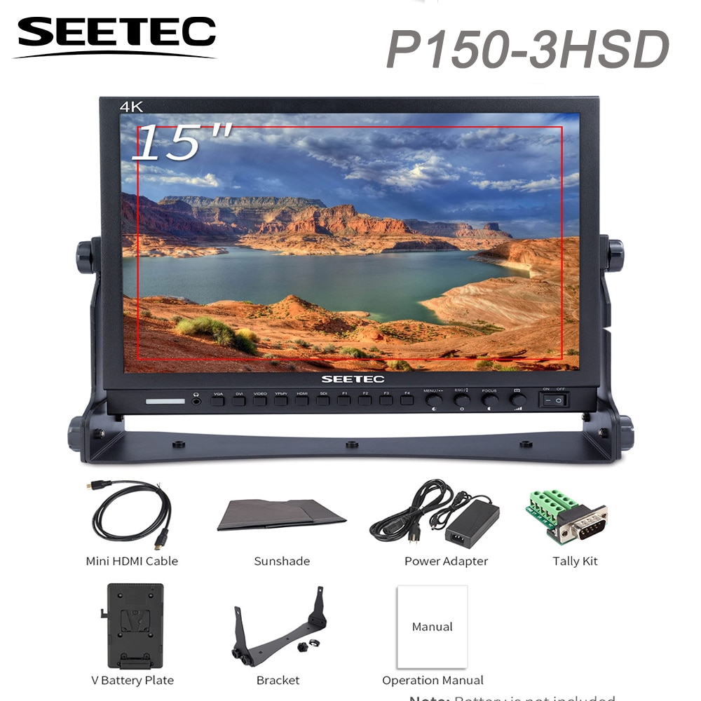 Seetec 15 ġ ˷̴  1024x768 HD   LCD  3G-SDI HDMI AV YPbPr P150-3HSD ũž LCD 